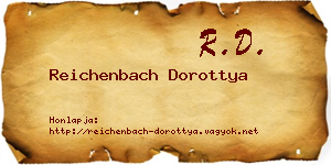 Reichenbach Dorottya névjegykártya